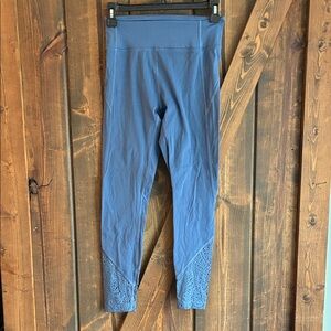 Victoria's Secret Blue Leggings with Lace Detail